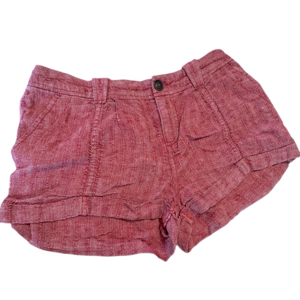 Free People Red High Waist Shorts‎